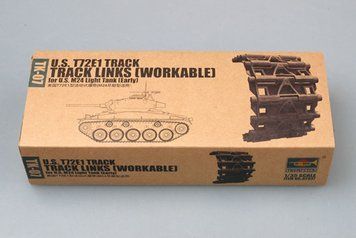Американські траки 1/35 T72E1 для M24 Trumpeter 02037 , набір деталювання для танку Чаффі Трумпетер TR02037 фото