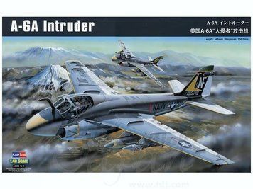 Збірна модель 1/48 американський палубний штурмовик-бомбардувальник A-6A Intruder HobbyBoss HB81708 HB81708 фото