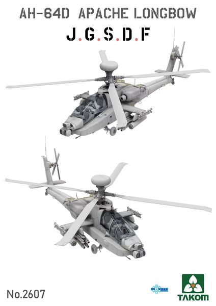 Збірна модель Гелікоптер 1/35 AH-64D APACHE LONGBOWATTACK HELICOPTER J.G.S.D.F Takom 2607 2607 фото