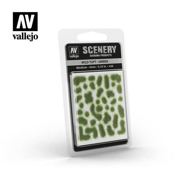 Материал для детализации Дикая Зелёная Трава Medium (Wild Tuft &ndash; Green) VAL SC406 VAL SC406 фото