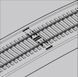 Немецкая изогнутая колея 1/72 German Railway Curved Track HobbyBoss 82910 , сборная модель жд колея Хоббибос HB82910 фото 4