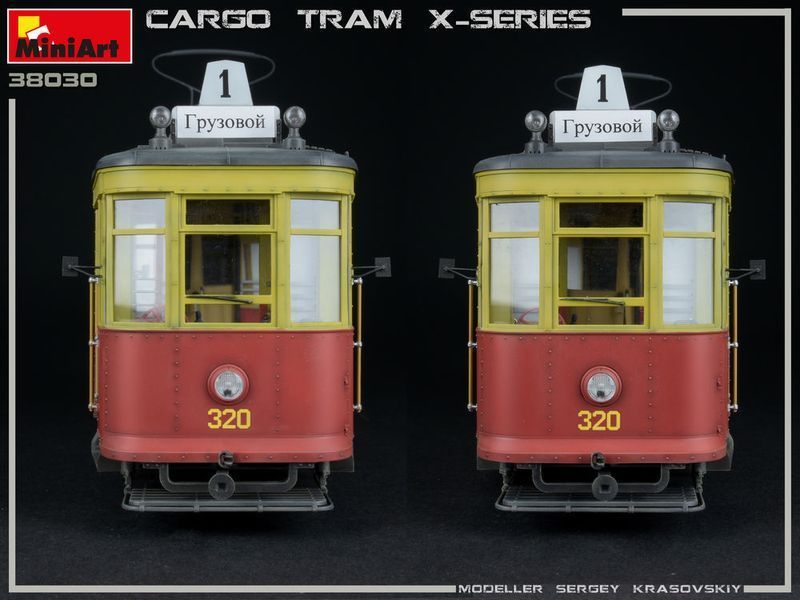 Радянський службовий трамвай 1/35 Х-серії (Cargo Tramway X-Series) MiniArt 38030 , збірна модель Мініарт MA38030 фото