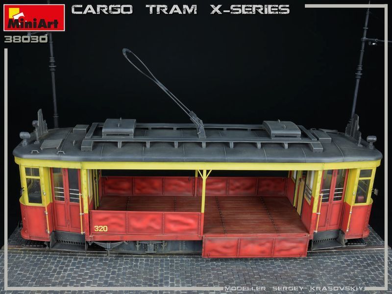 Радянський службовий трамвай 1/35 Х-серії (Cargo Tramway X-Series) MiniArt 38030 , збірна модель Мініарт MA38030 фото