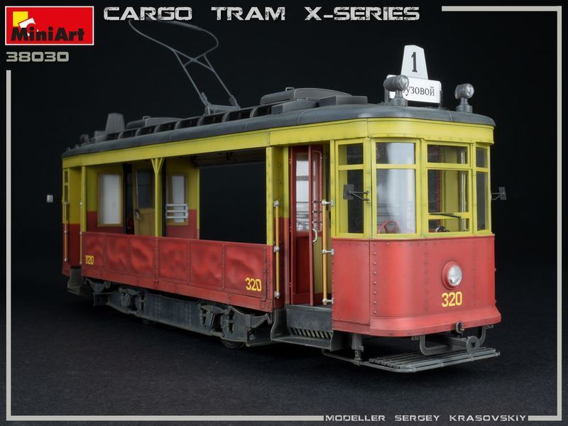 Радянський службовий трамвай 1/35 Х-серії (Cargo Tramway X-Series) MiniArt 38030 , збірна модель Мініарт MA38030 фото