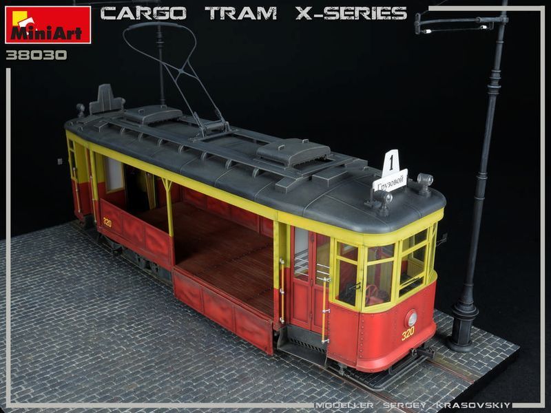Радянський службовий трамвай 1/35 Х-серії (Cargo Tramway X-Series) MiniArt 38030 , збірна модель Мініарт MA38030 фото