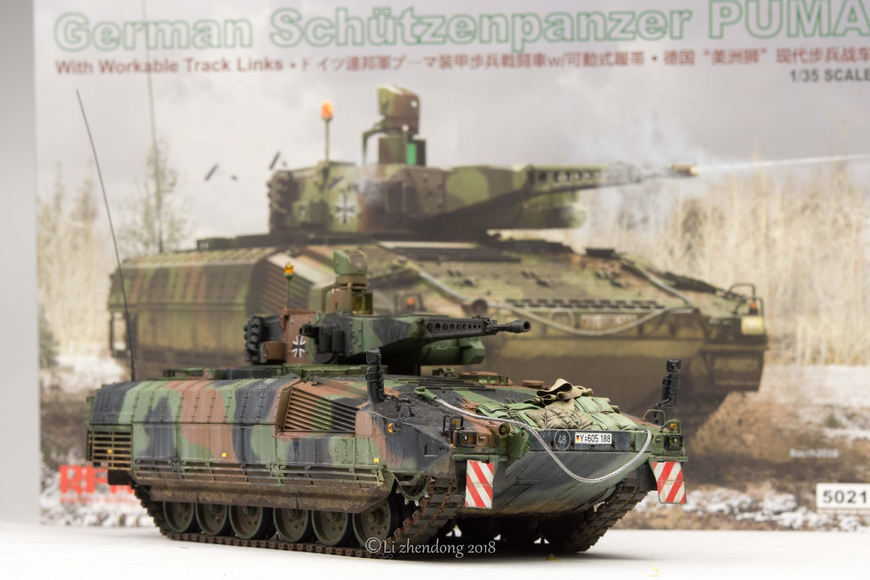 Немецкая боевая машина пехоты 1/35 SPz Puma Rye Field Model RM-5021 , сборная модель танк Пума РФМ RM-5021 фото